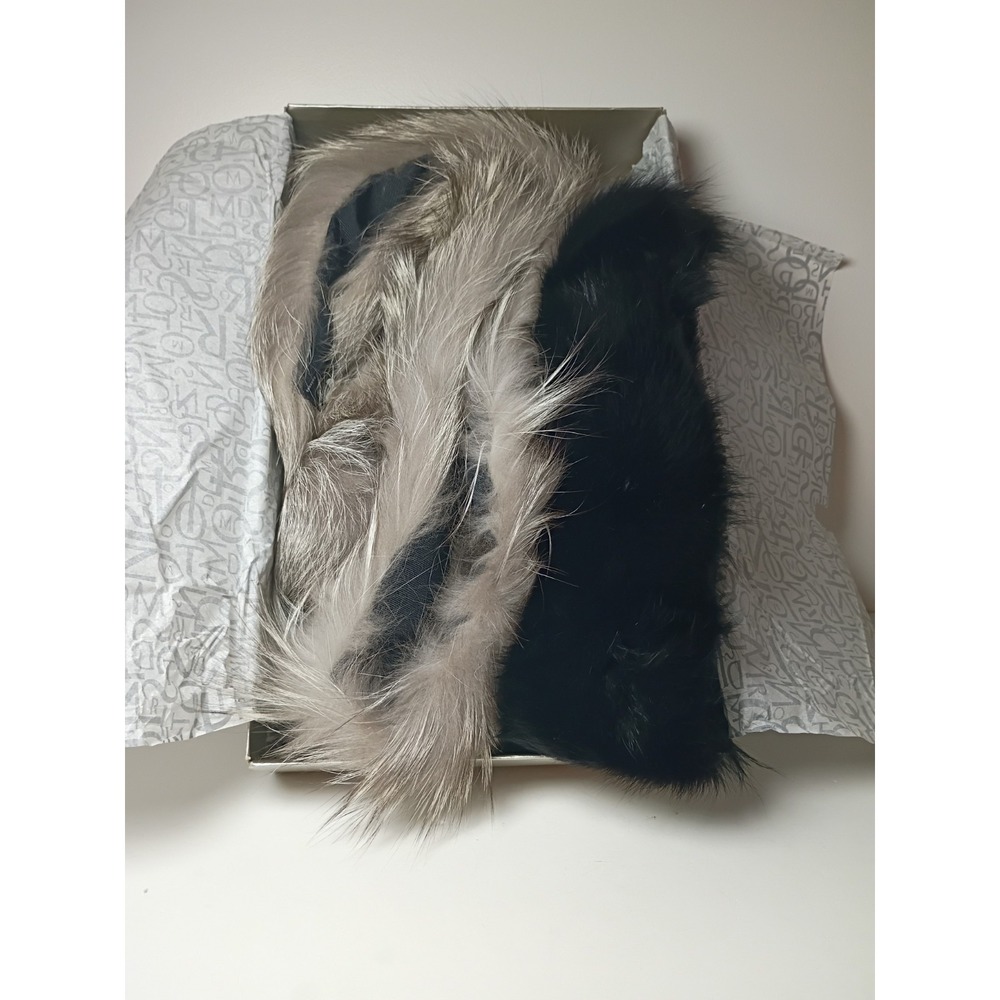 Holt Renfrew genuine Fur scarf and Vincenza Fox headband Nordstroms Winter/Fall